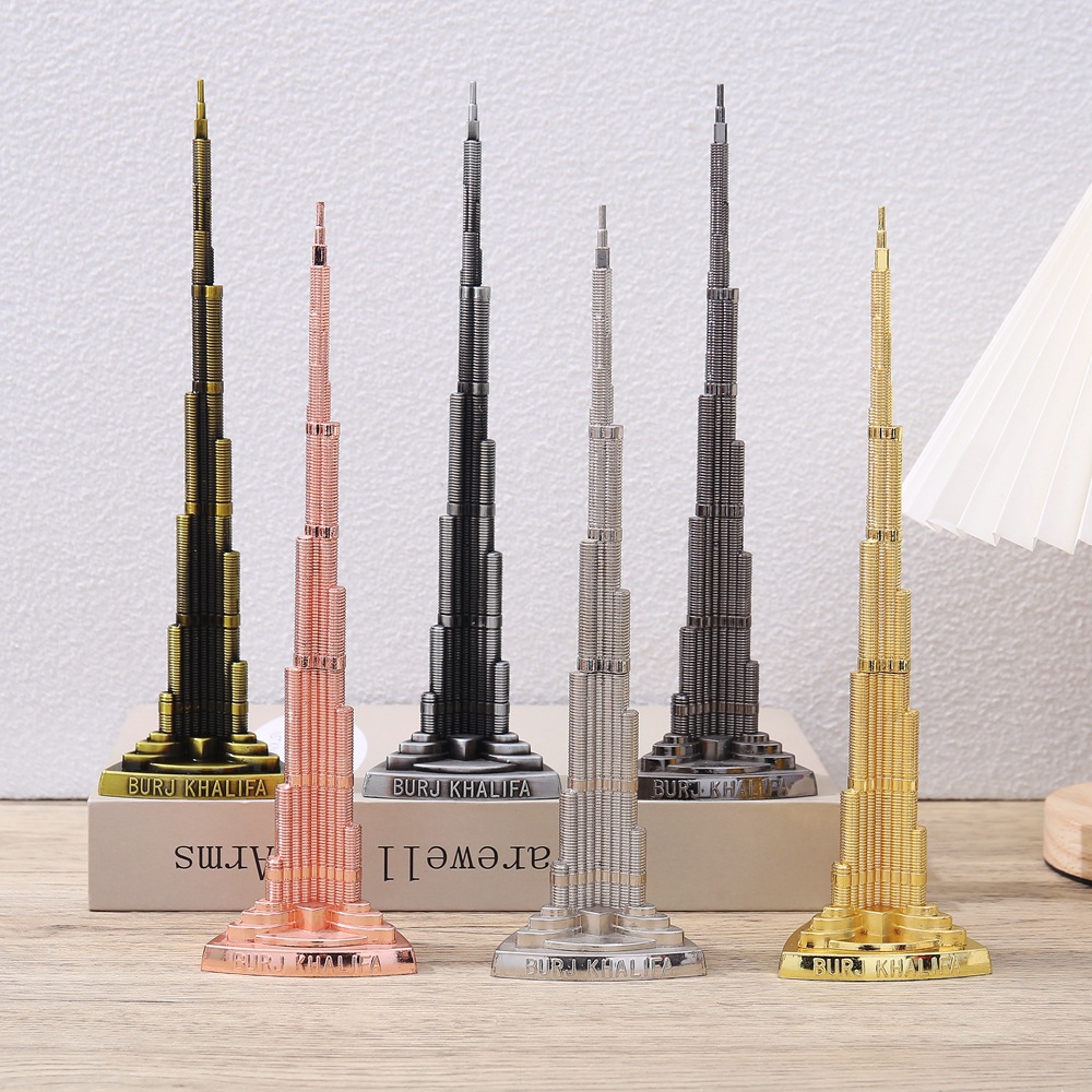 Home Office Dubai - Ornamen Dubai Burj Khalifa, model bangunan