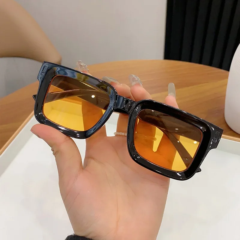 Blue Light Glasses - Kacamata Hitam Poligonal Tidak Beraturan Model