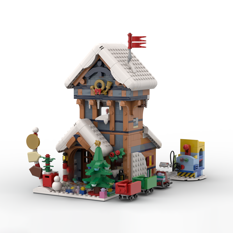 Home Office Architecture - 1439 Buah MOC Modular Model Arsitektur