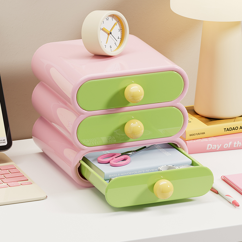 Desk Drawer Small - Uforu Dopamine Desk Organizer, Kotak Penyimpanan