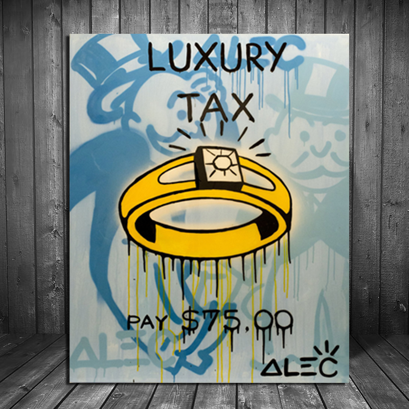 Home Office Tax - Alec Monopoly Poster Kanvas Seni Dinding