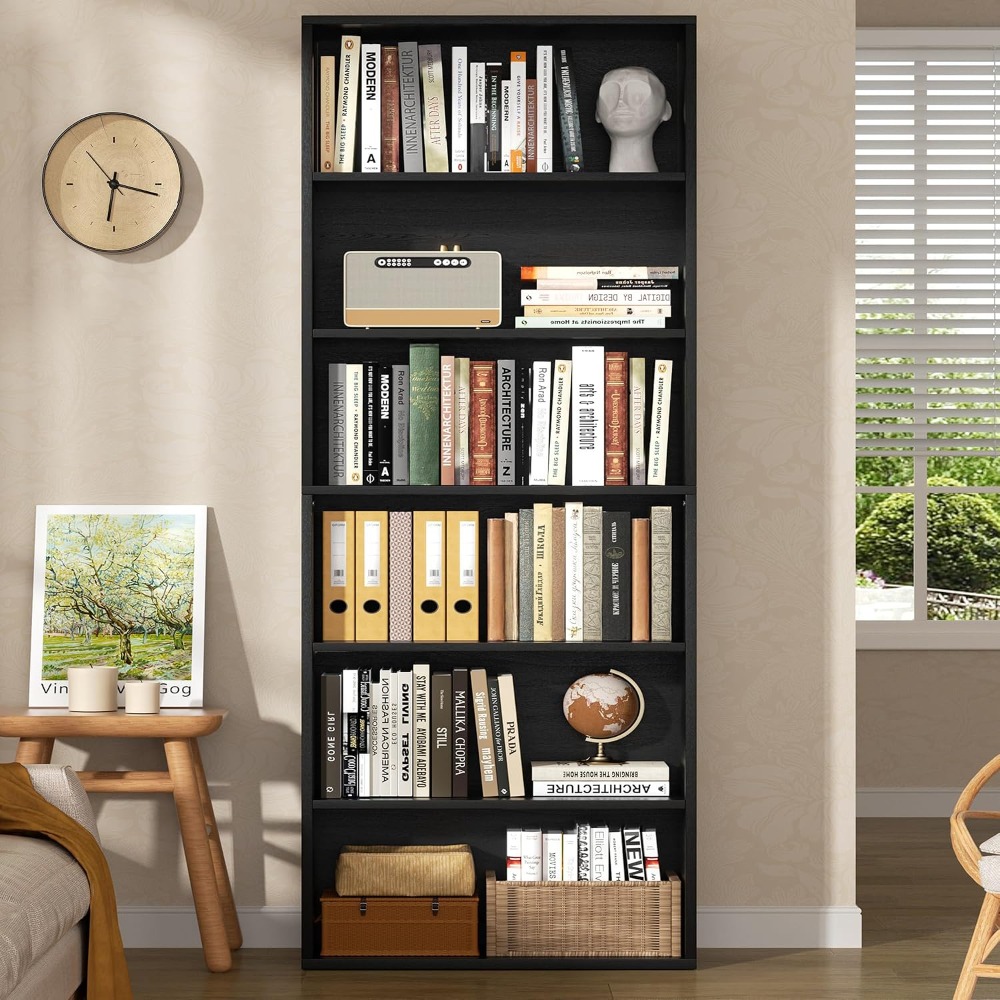 Rak Buku Terbuka 6 Tingkat, Ti - Home Office Living Room ulasan dan harga
