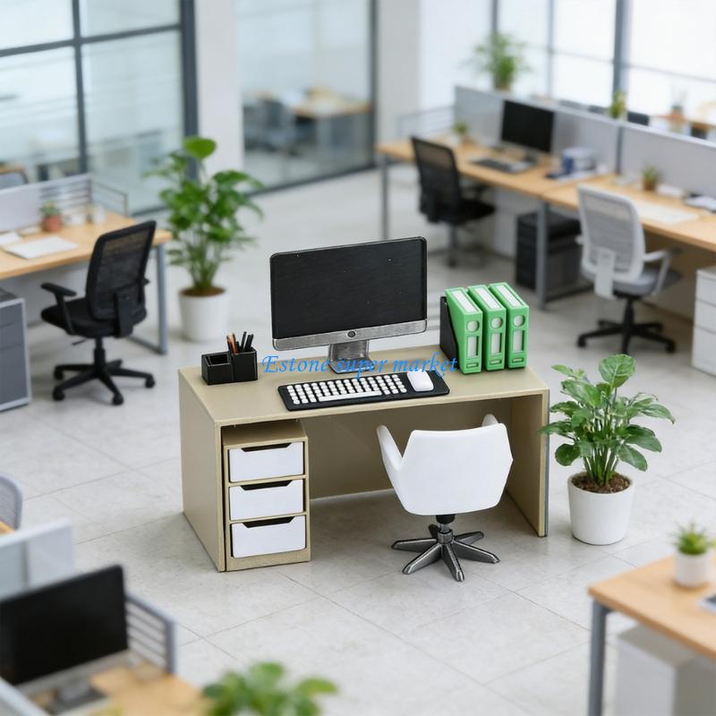 Model Meja Komputer Miniatur 0 - Home Office Architecture ulasan dan harga