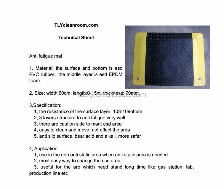 Matras Anti-Fatigue Karet Anti - Anti Fatigue Mat ulasan dan harga