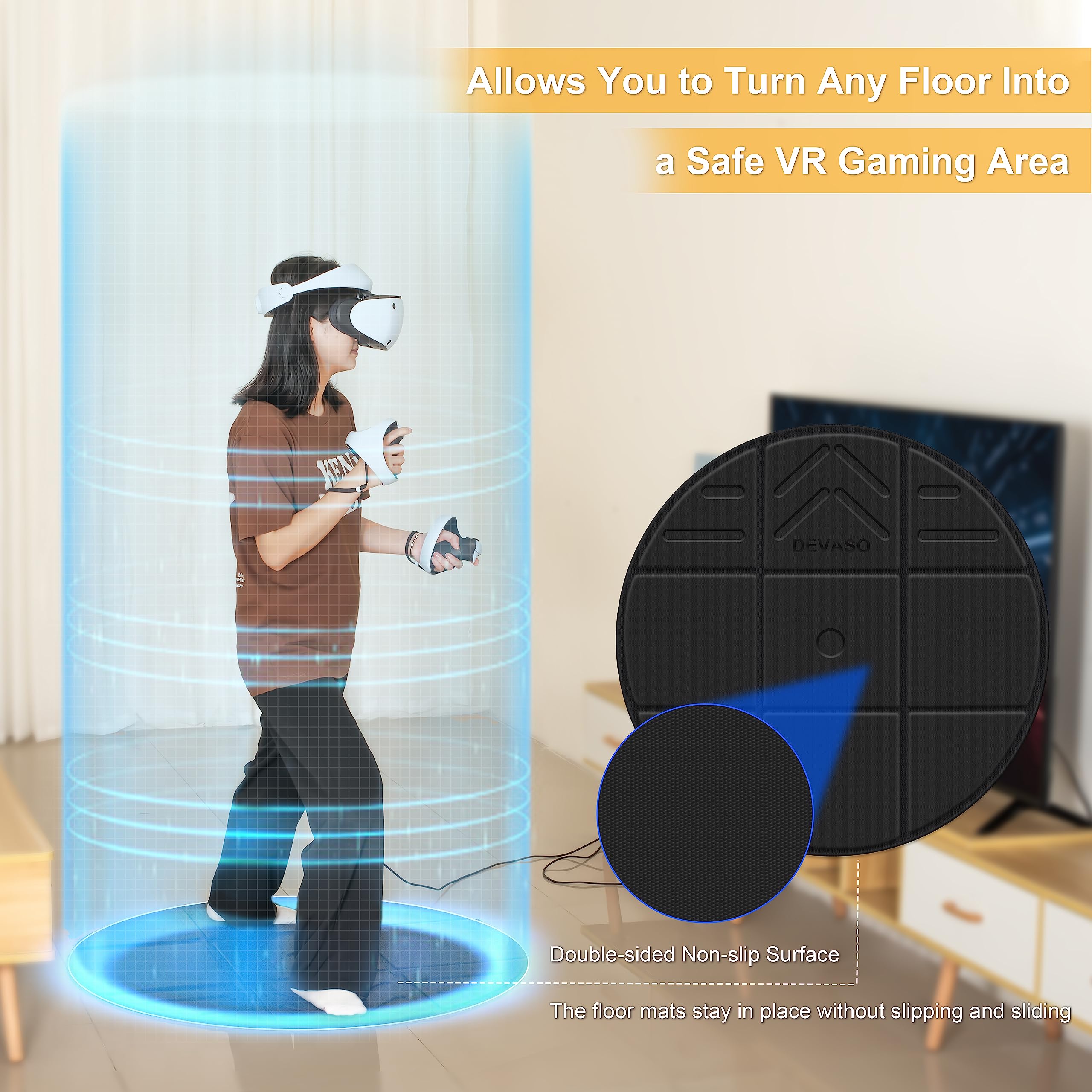 Matras VR Lipat untuk Meta Que - Anti Fatigue Mat ulasan dan harga