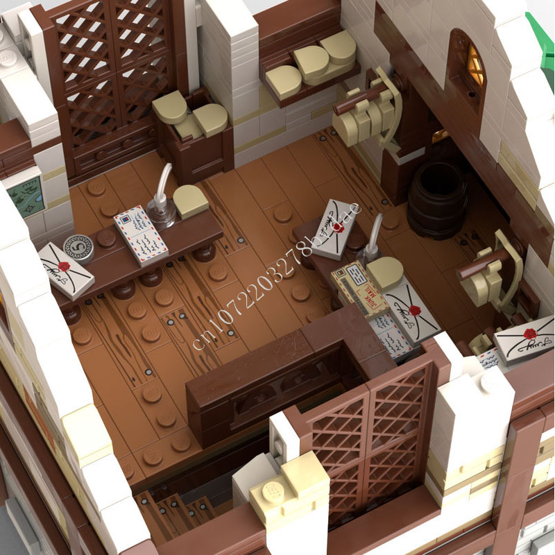 1688 PCS Blok Bangunan Kantor  - Home Office Tax ulasan dan harga