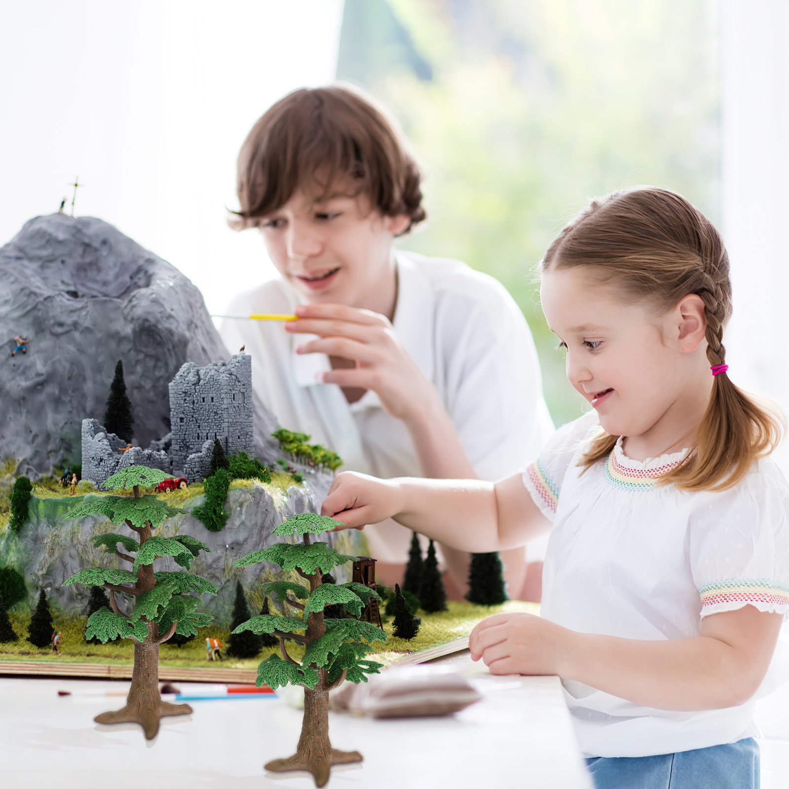 Pohon-pohon Model Miniatur yan - Home Office Architecture ulasan dan harga