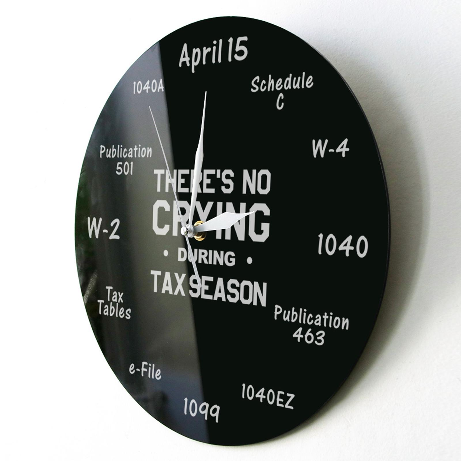 Jam Dinding Musim Pajak 12 Inc - Home Office Tax ulasan dan harga