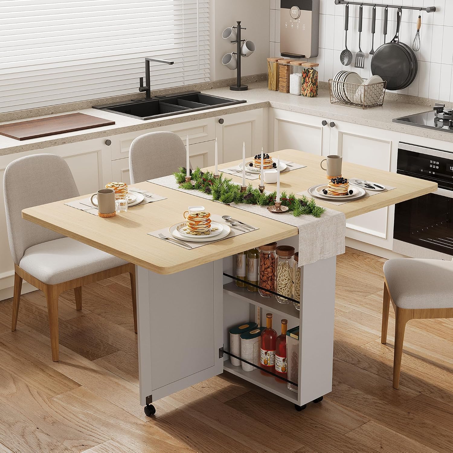 Meja Makan Lipat dengan Laci P - Desk Drawer Small ulasan dan harga