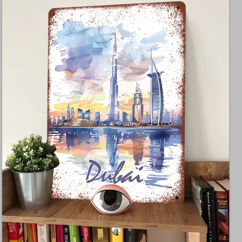 Seni Dinding Logam Cat Air Dub - Home Office Dubai ulasan dan harga