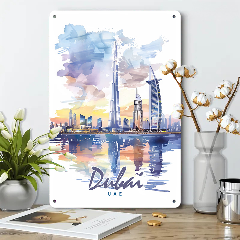 Seni Dinding Logam Cat Air Dub - Home Office Dubai ulasan dan harga