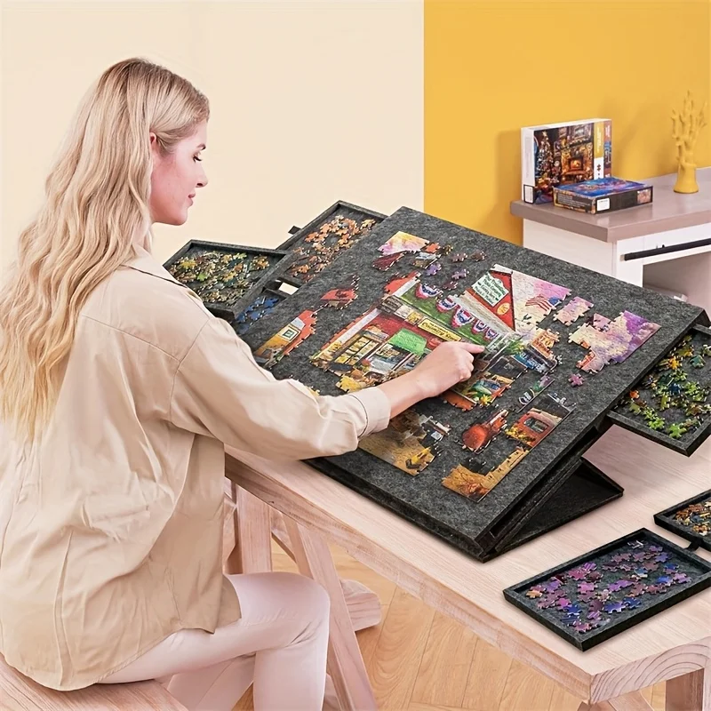 Meja Puzzle Jigsaw 6 Laci 1500 - Desk Drawer Small ulasan dan harga