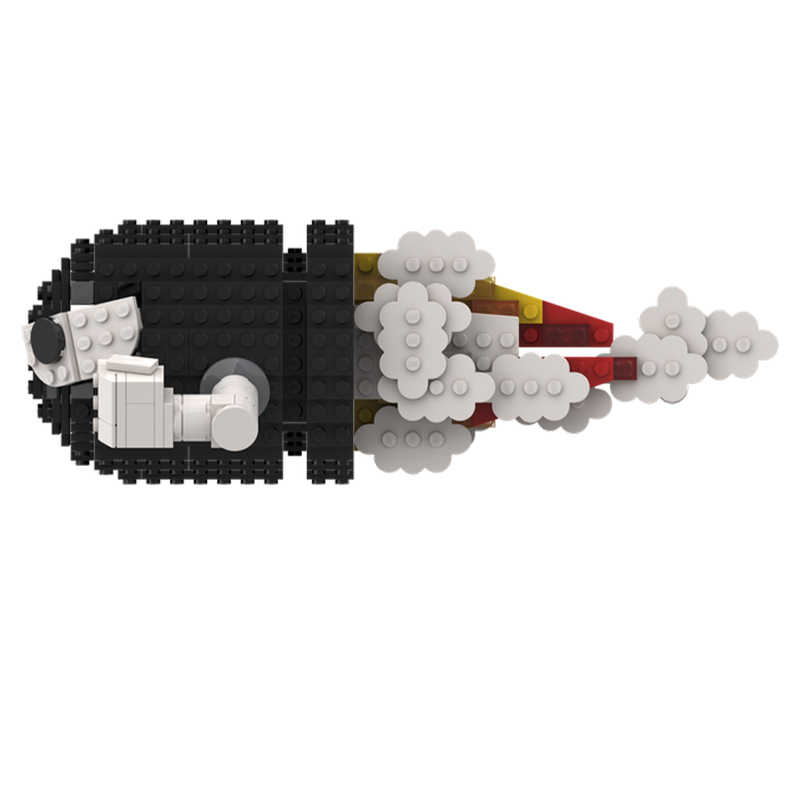 269pcs MOC Bullet Bill Display - Home Office Architecture ulasan dan harga