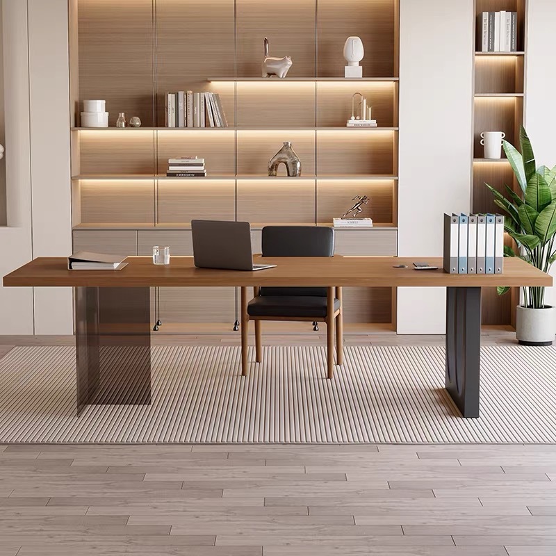 Meja Kantor Kayu Mengambang Ak - Home Office Living Room ulasan dan harga