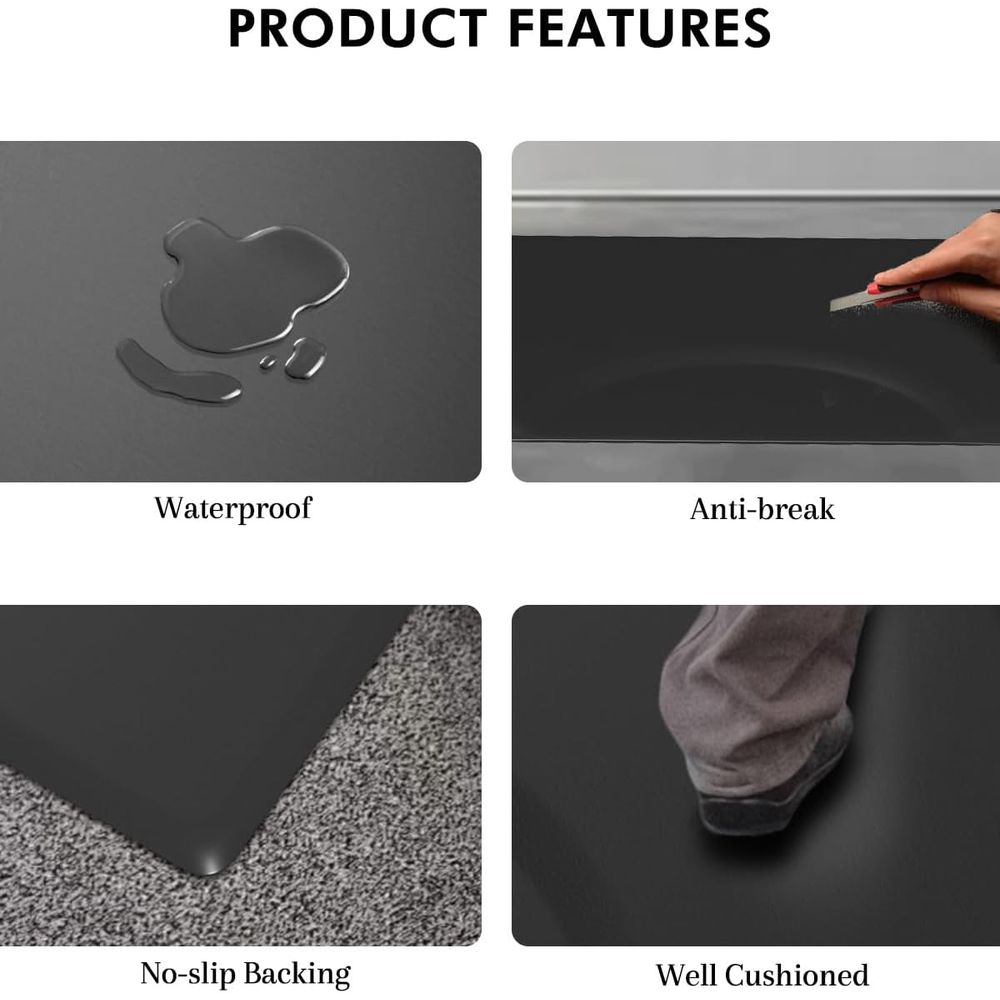 Alas Kursi Anti-Lelah 2-Potong - Anti Fatigue Mat ulasan dan harga