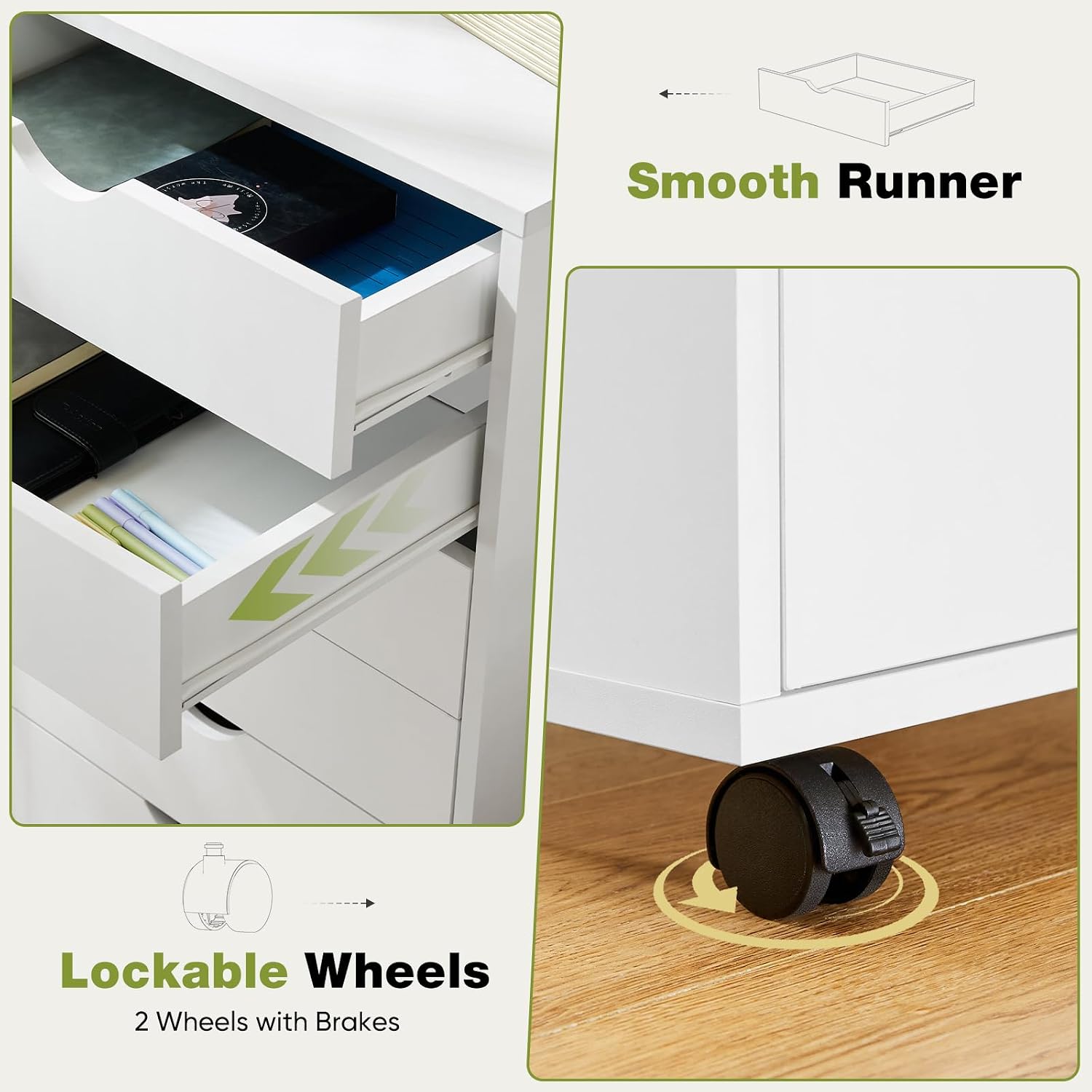 Lemari Penyimpanan Beroda 7 La - Desk Drawer Small ulasan dan harga