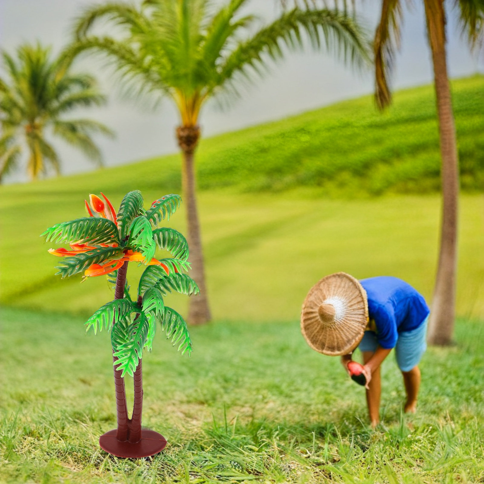 10 Buah Pohon Palem Miniatur,  - Home Office Simulator ulasan dan harga