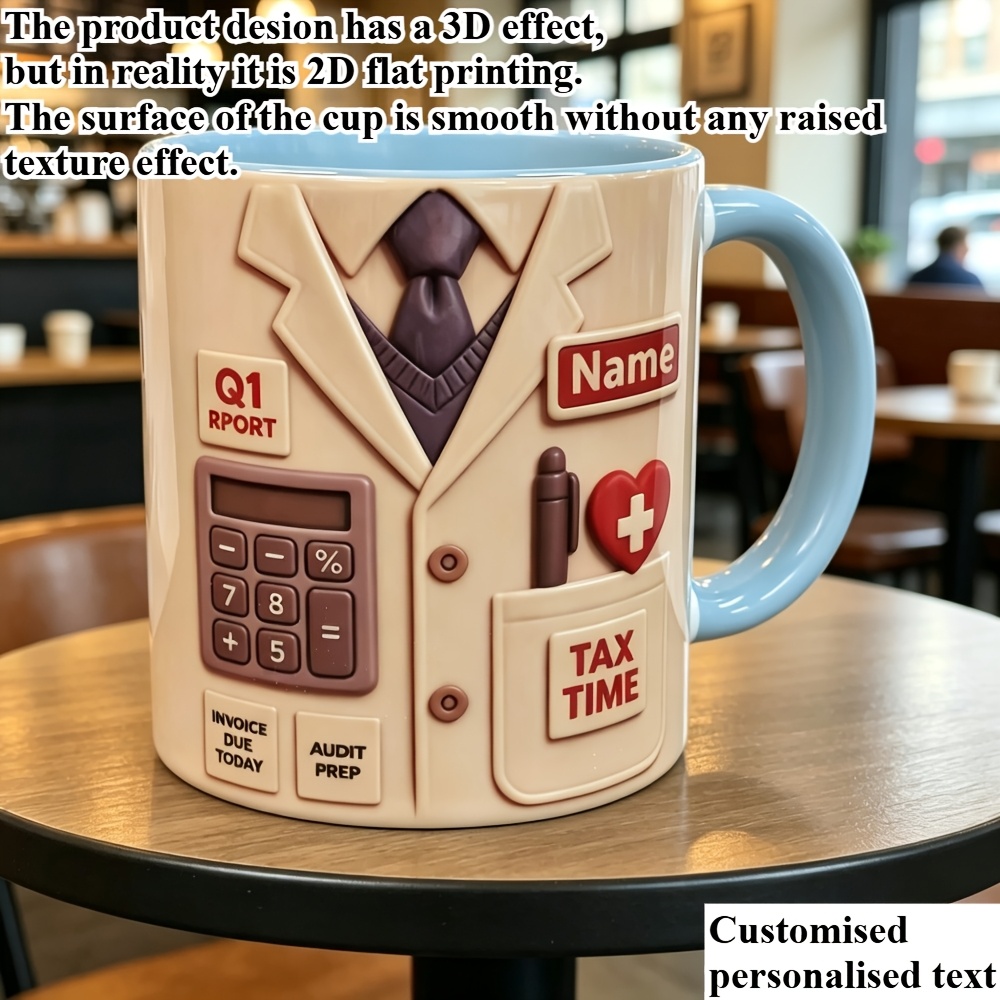 Mug Keramik Bertema Akuntan da - Home Office Tax ulasan dan harga