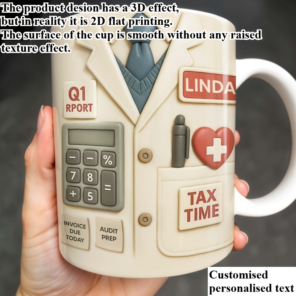 Mug Keramik Bertema Akuntan da - Home Office Tax ulasan dan harga
