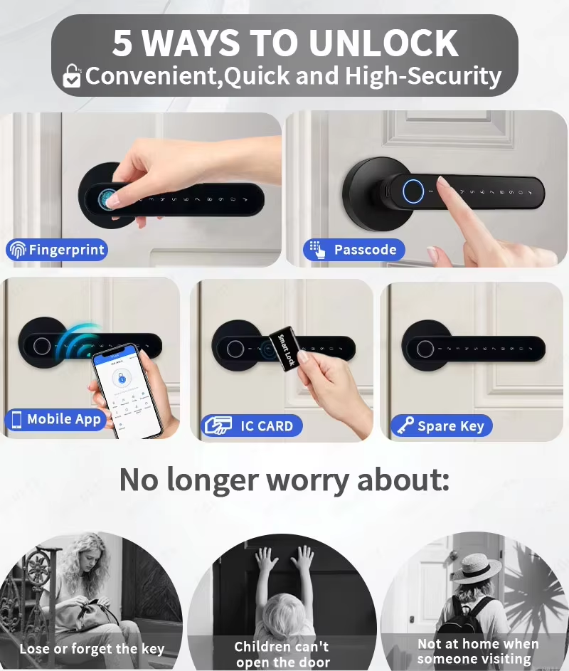 TTLock Smart Digital Door Lock - Home Office Simulator ulasan dan harga