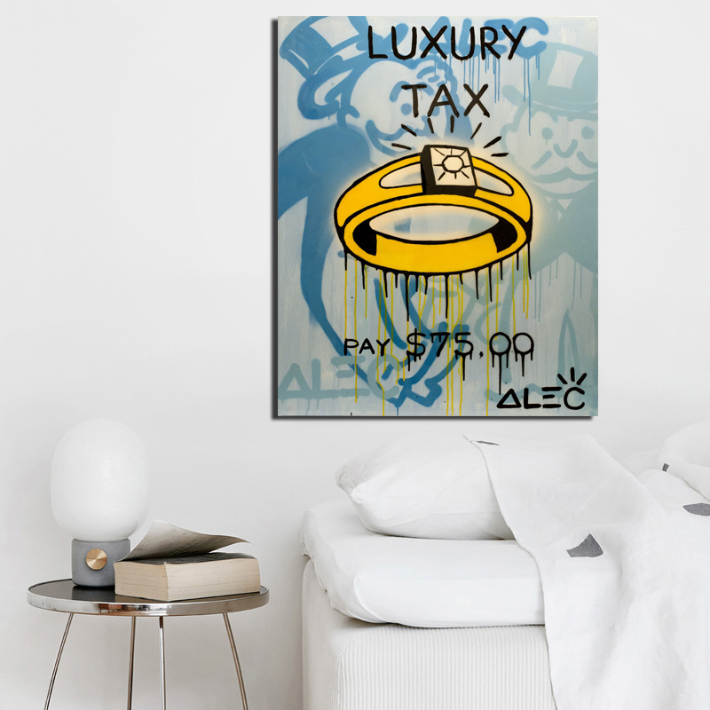 Alec Monopoly Poster Kanvas Se - Home Office Tax ulasan dan harga